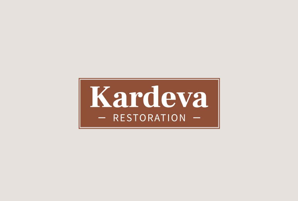 Kardeva Restoration brand identity