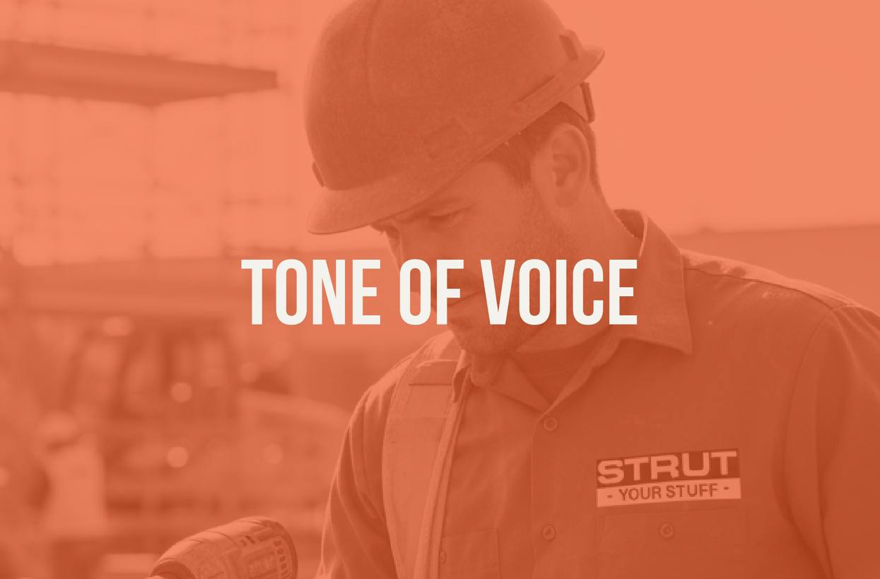Strut Your Stuff tone of voice